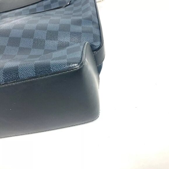 LOUIS VUITTON Damier Cobalt Greenwich Tote Bag Hand Bag Shoulder Bag - Picture 13 of 16
